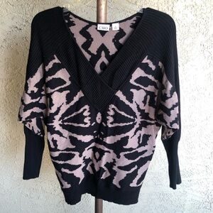 3 for $25 Taupe and Black Soft Sweater Size M